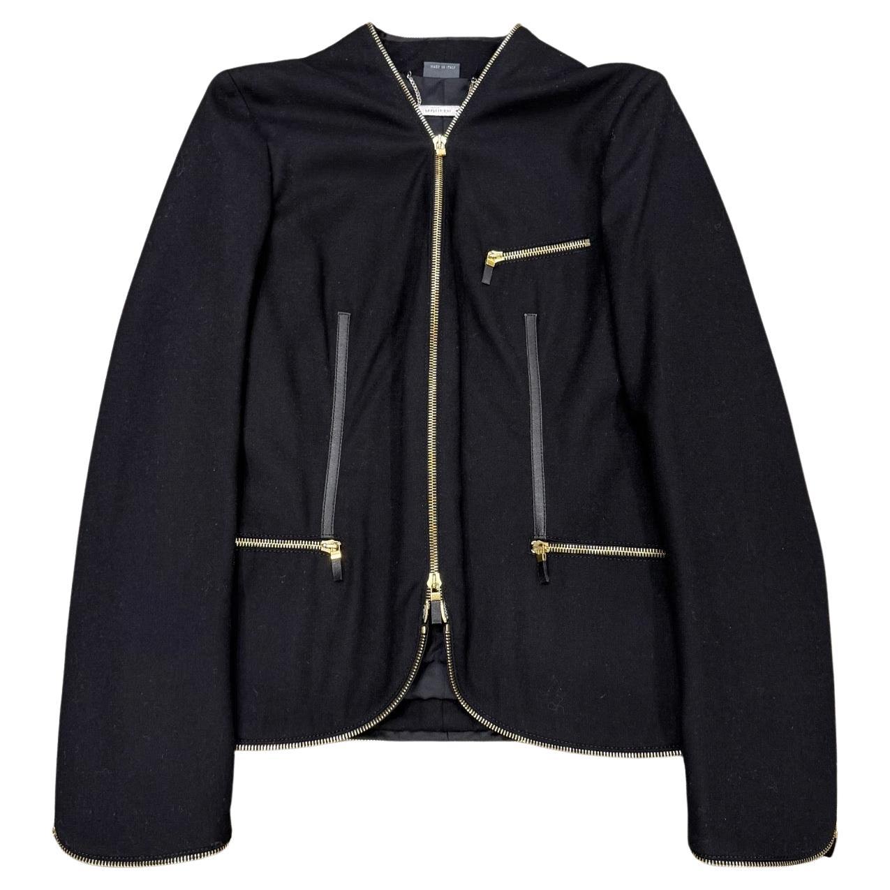 A/W2003 Alexander McQueen full zip sleeve jacket