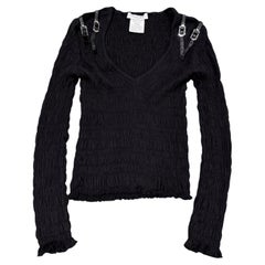 A/W2003 Christian Dior by John Galliano cachemire and silk bondage knit Regular