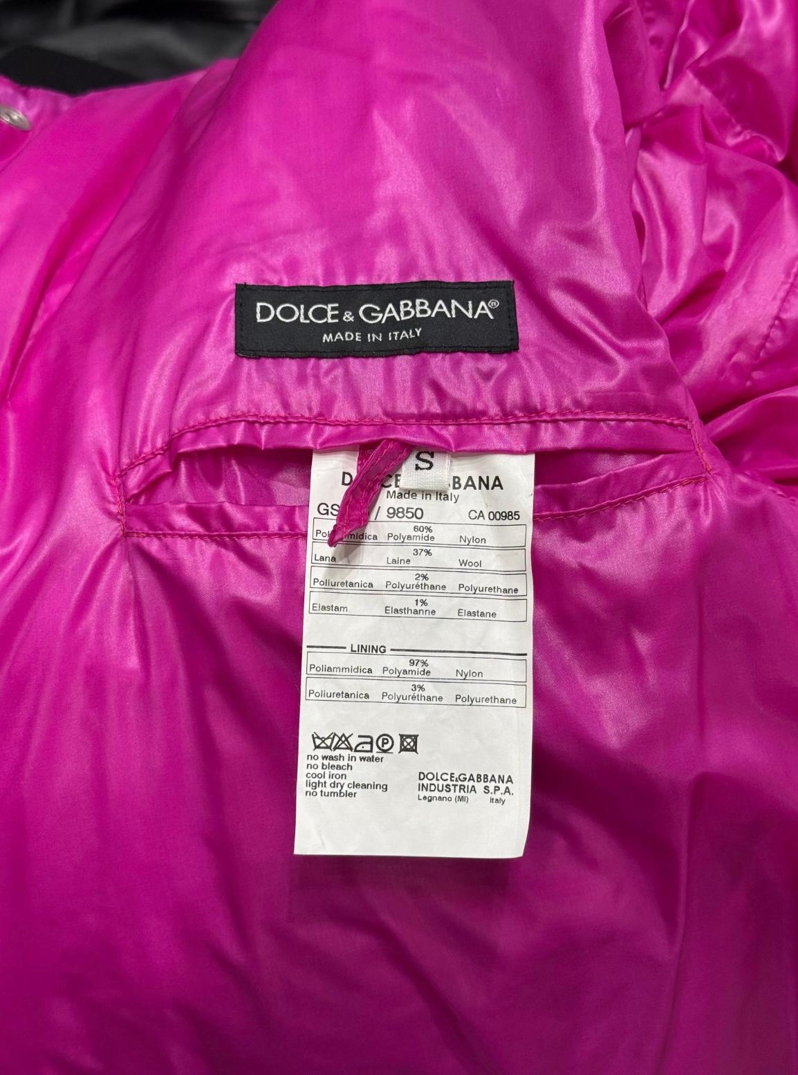 A/W2003 DOLCE & GABBANA - Veste d'aviateur en parachute bondé en vente 6