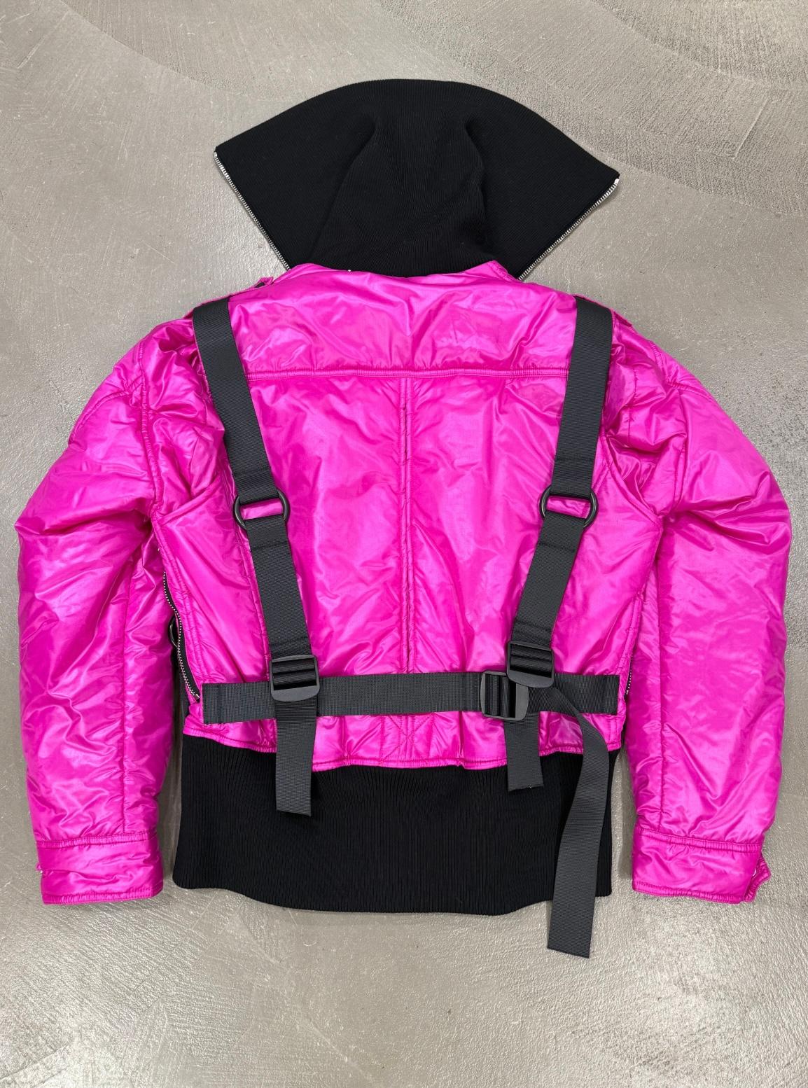 Purple A/W2003 DOLCE & GABBANA - Veste d'aviateur en parachute bondé en vente