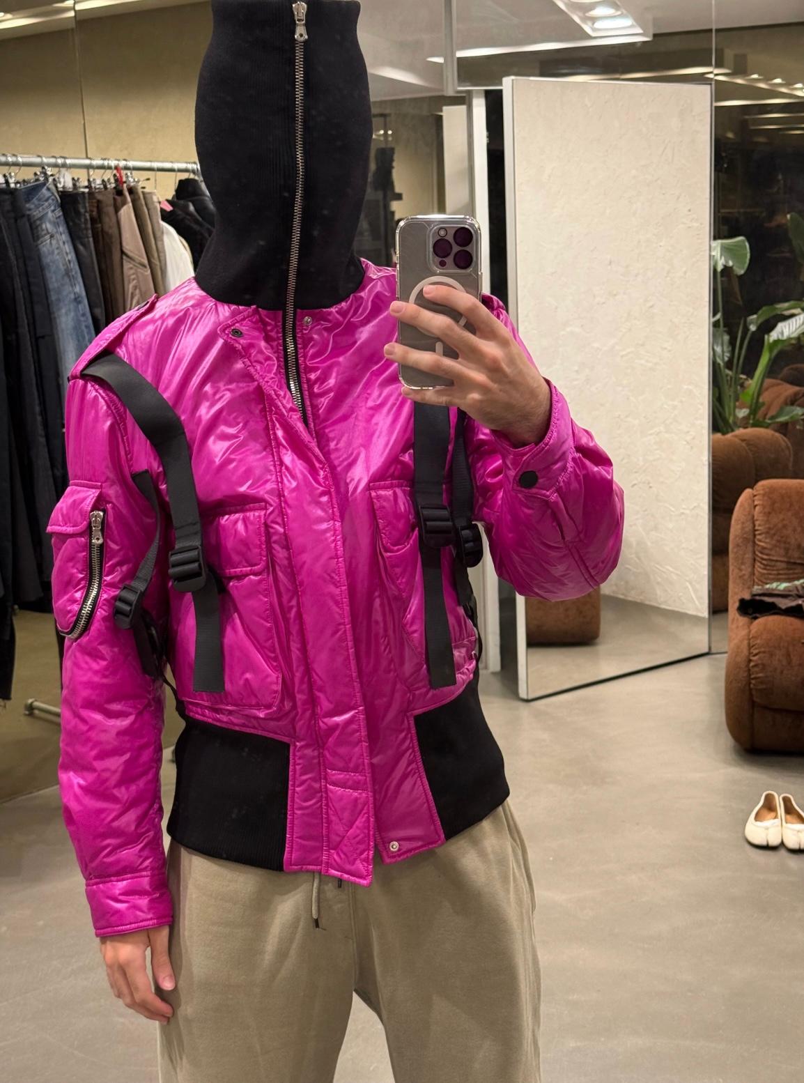 A/W2003 DOLCE & GABBANA - Veste d'aviateur en parachute bondé Excellent état - En vente à Padova, IT