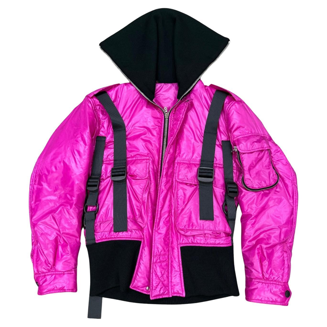 A/W2003 DOLCE & GABBANA - Veste d'aviateur en parachute bondé en vente