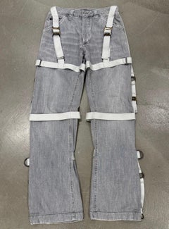 A/W2003 Dolce & Gabbana bondage parachute pants