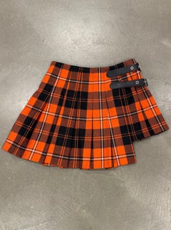 A/W2003 Dolce & Gabbana bondage tartan skirt