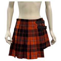 A/W2003 Dolce & Gabbana bondage tartan skirt