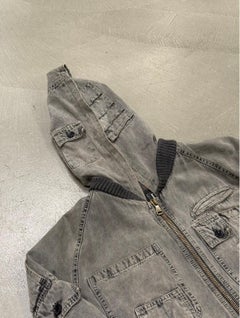 A/W2003 Dolce & Gabbana faded cargo bomber jacket