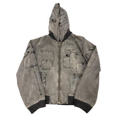 A/W2003 Dolce & Gabbana faded cargo bomber jacket