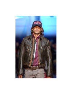 A/W2003 Dsquared2 3-in-1 runway coated military jacket