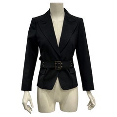 A/W2003 Gucci by Tom Ford belted military jacket