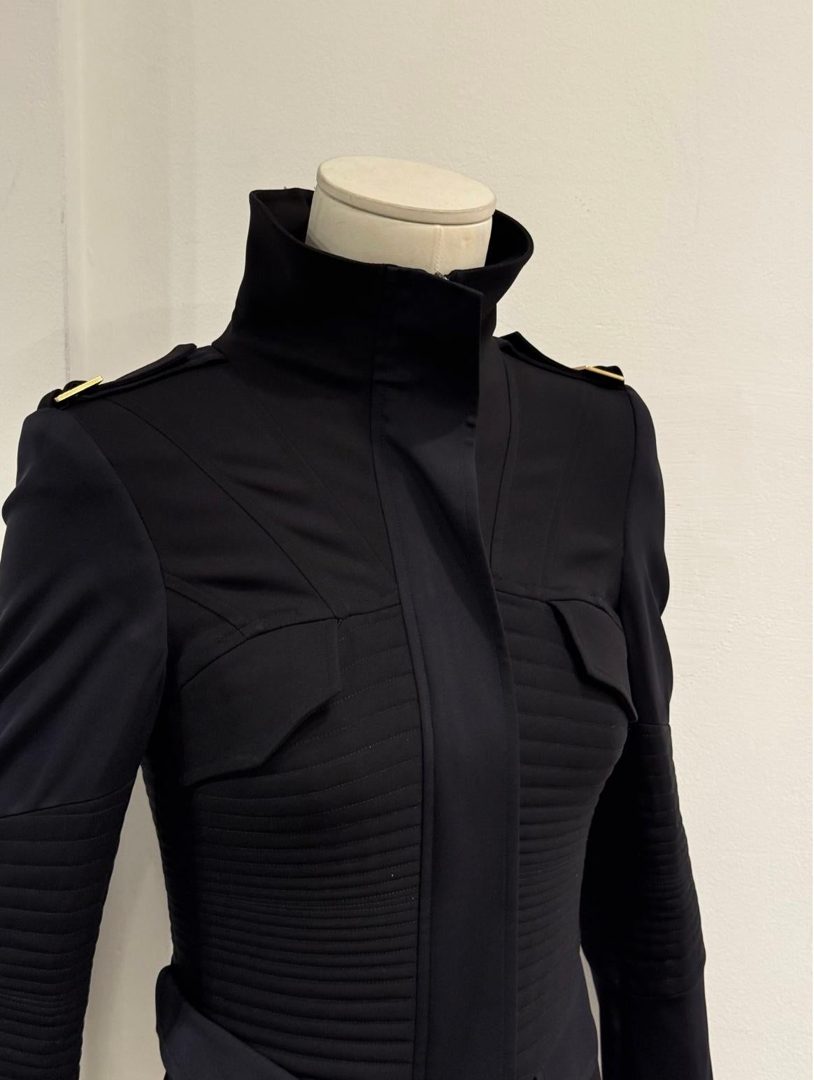 A/W2003 Gucci by Tom Ford - Veste militaire avec empiècements matelassés en vente 2