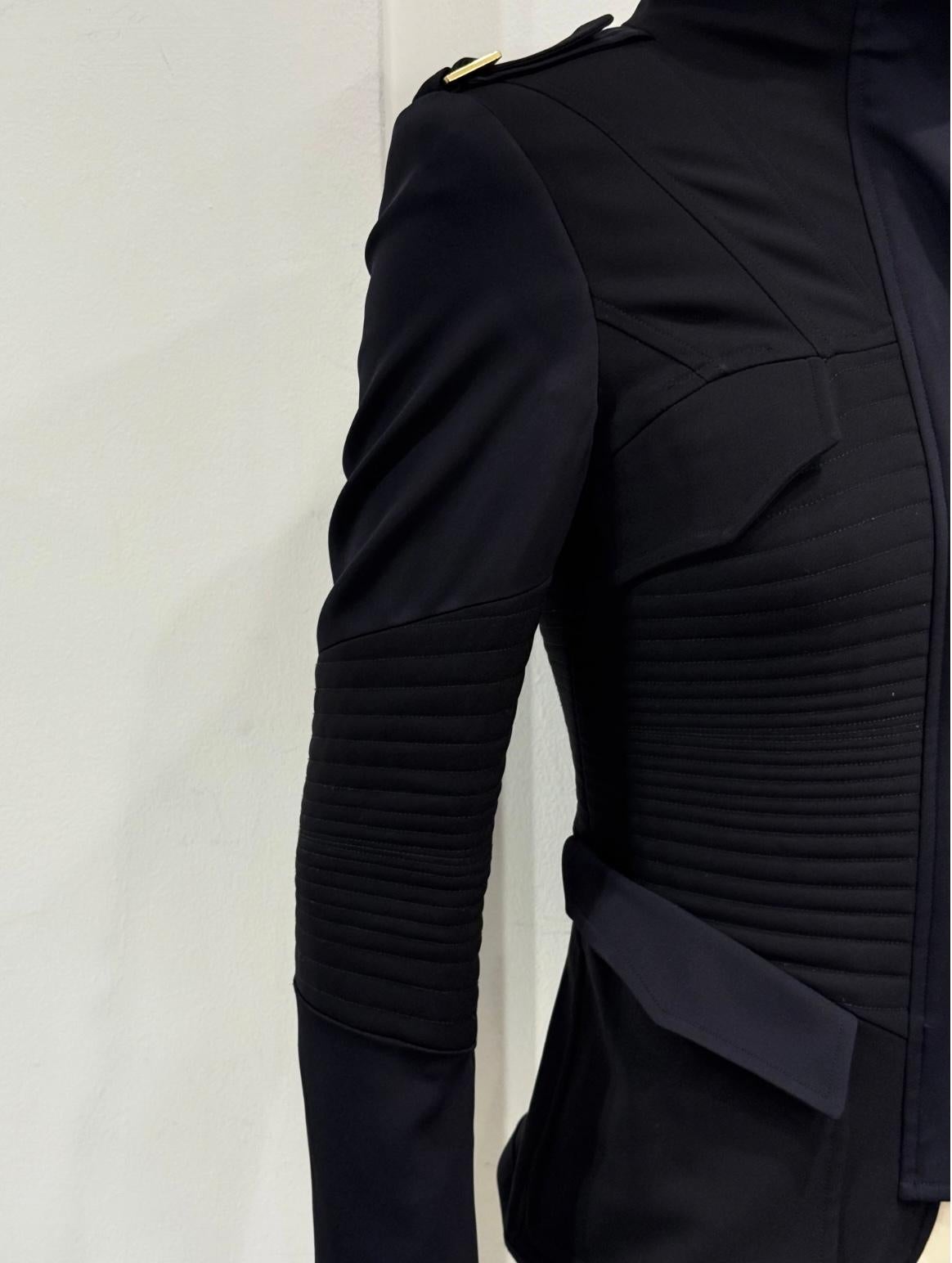 A/W2003 Gucci by Tom Ford - Veste militaire avec empiècements matelassés en vente 3