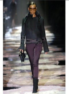 A/W2004 Gucci by Tom ford mink collar runway jacket