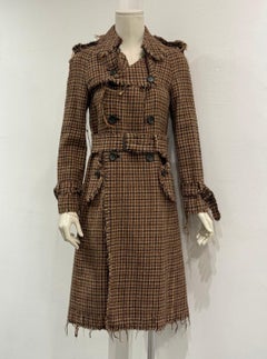 A/W2004 Junya Watanabe distressed tweed runway coat