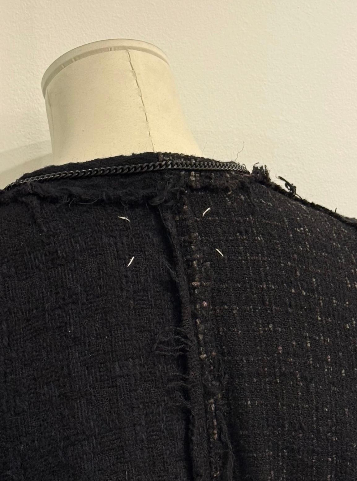 A/W2004 MAISON MARGIELA veste artisanale reconstituée avec chaînes en métal en vente 5