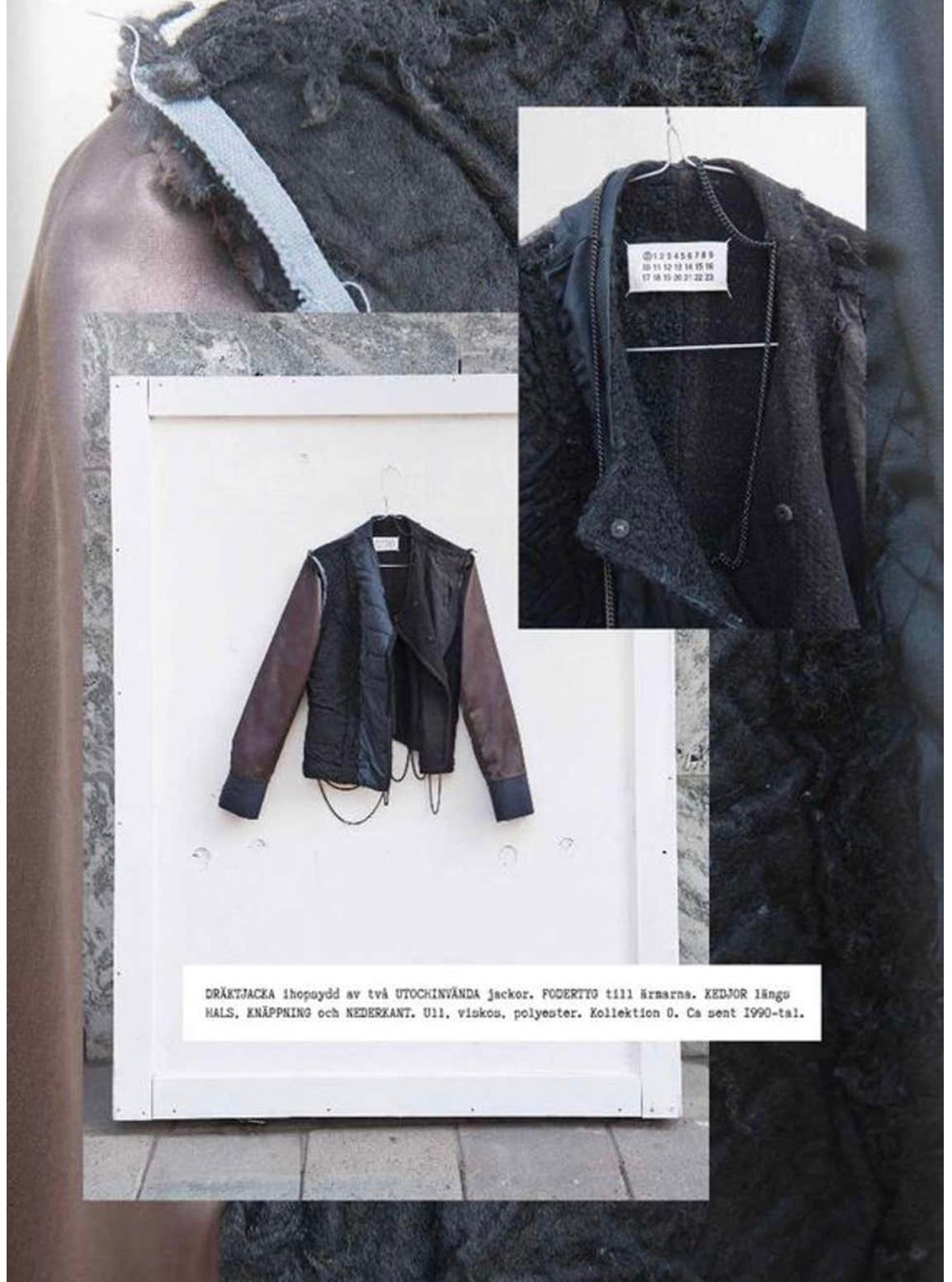 A/W2004 MAISON MARGIELA veste artisanale reconstituée avec chaînes en métal en vente 7