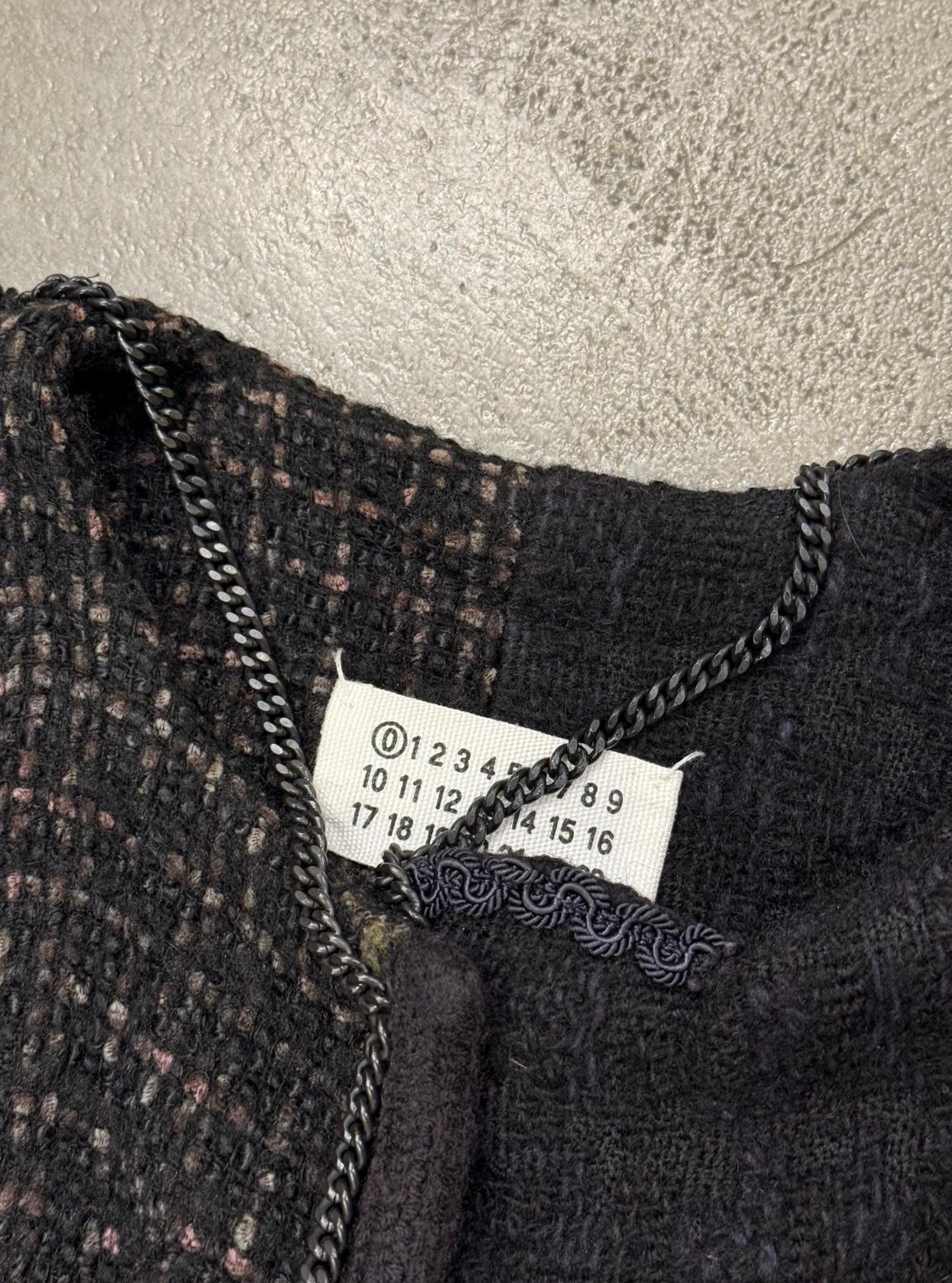 A/W2004 MAISON MARGIELA veste artisanale reconstituée avec chaînes en métal Excellent état - En vente à Padova, IT