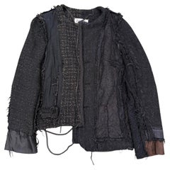 A/W2004 MAISON MARGIELA artisanal reconstructed jacket with metal chains