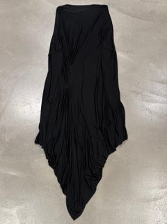 A/W2007 Jean Paul Gaultier runway painting deconstructed long dress