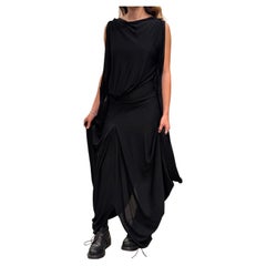 A/W2007 Jean Paul Gaultier défilé peinture robe longue déconstruite