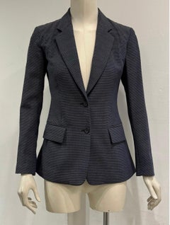 A/W2007 Maison Margiela wool pointed wrinkled shoulder blazer
