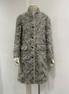 A/W2007 Prada runway faux fur mohair coat