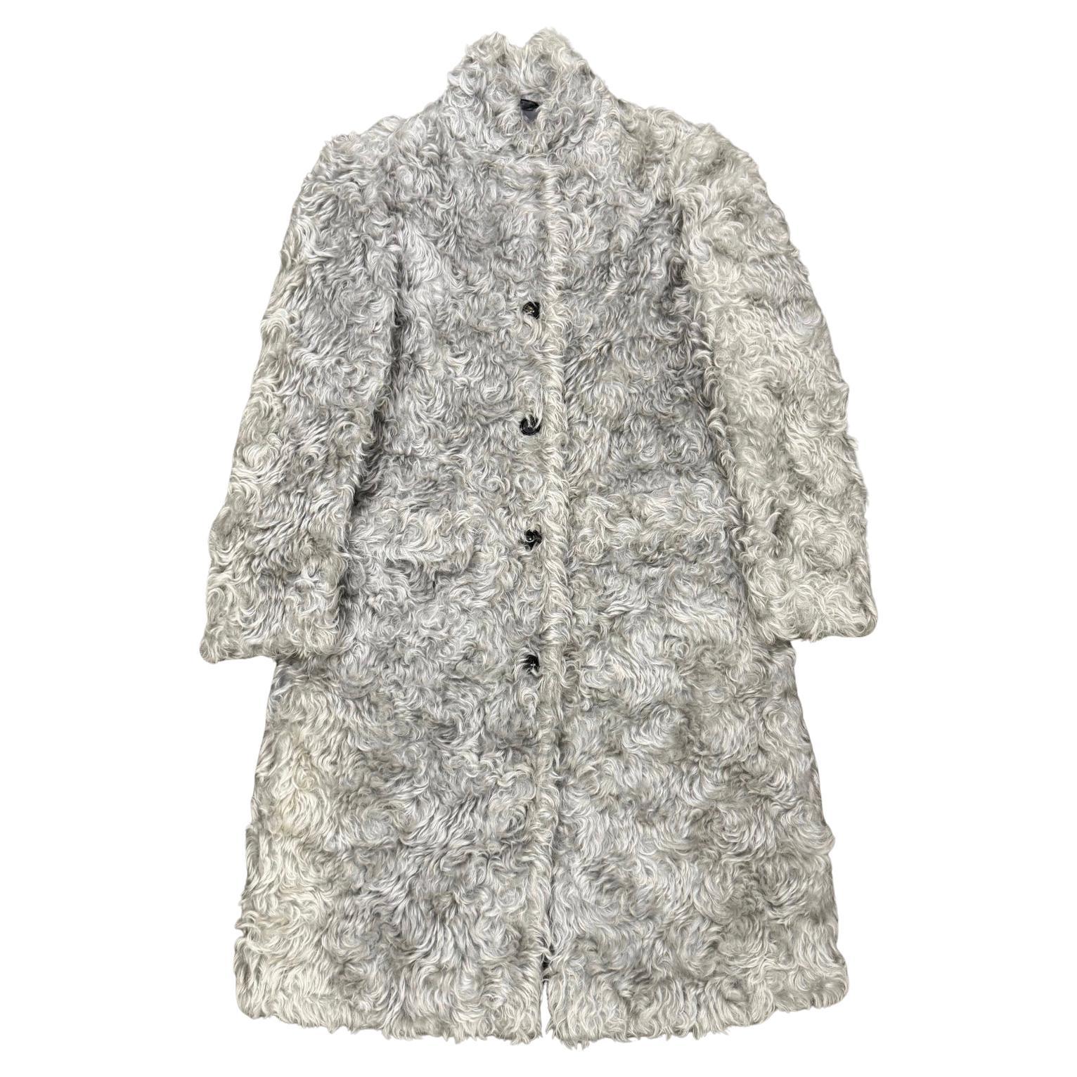 A/W2007 Prada runway faux fur mohair coat