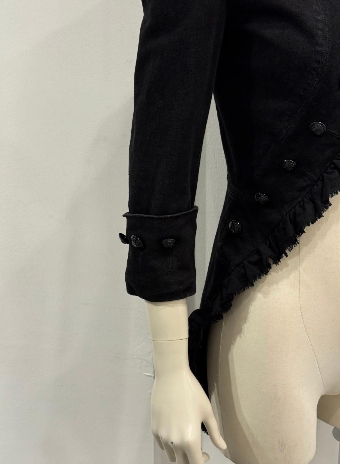 A/W2008 Alexander McQueen pirate military napoleon jacket In Excellent Condition For Sale In Milano, Lombardia