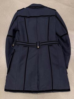 A/W2009 Dolce & Gabbana napoleon military coat with velvet insert