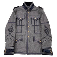 Used A/W2009 Dolce 
Gabbana napoleon military officier jacket