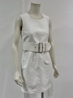 A/W2010 Comme des Garçons belted sheath dress