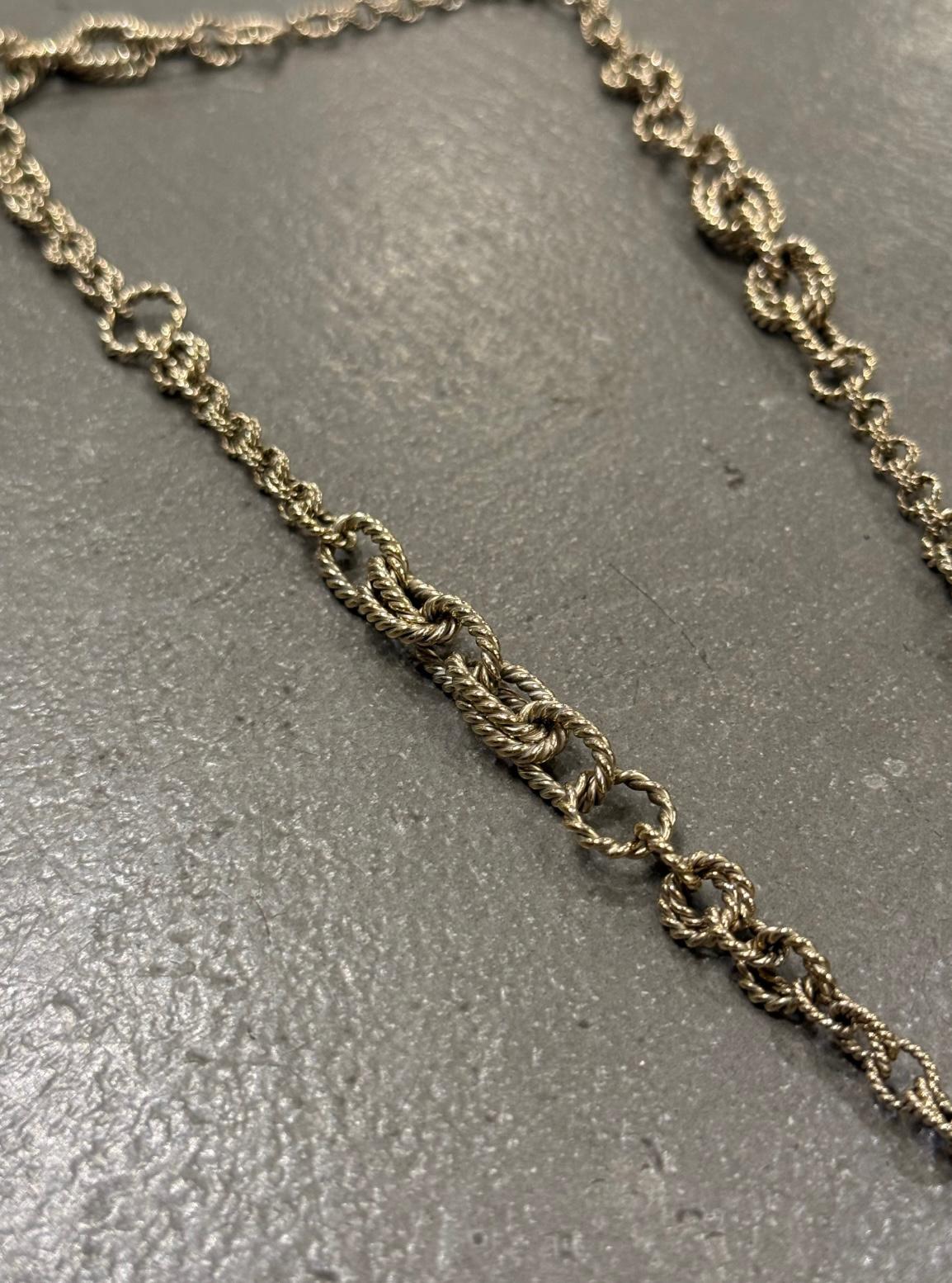 A/W2013 Chanel n5 collar de cadena de oro en venta 1