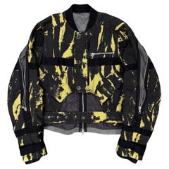 A/W2014 Dries Van Noten Laufsteg Bomberjacke mit Rückenreißverschluss