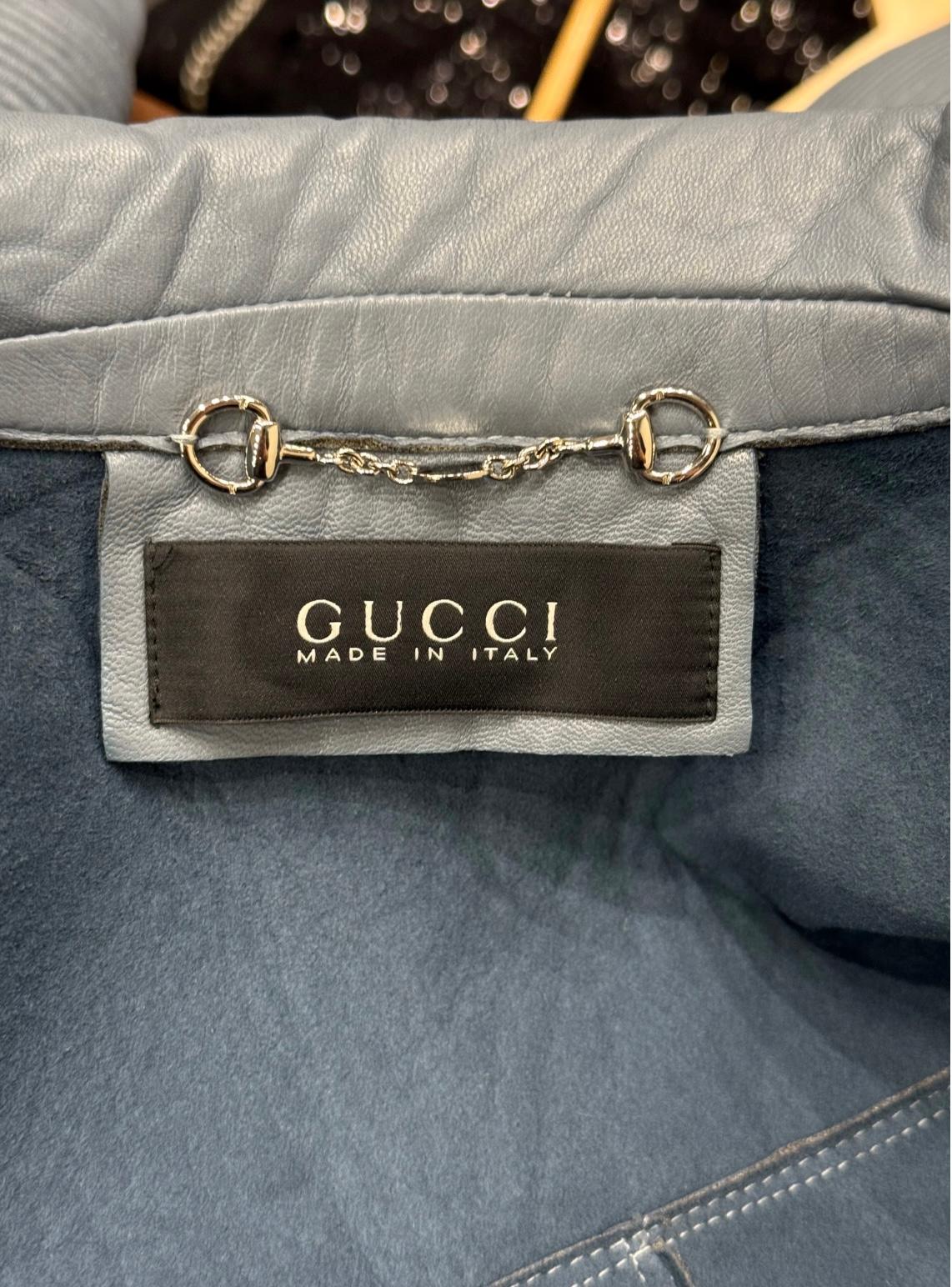 A/W2014 Gucci biker chaqueta de cuero en venta 6