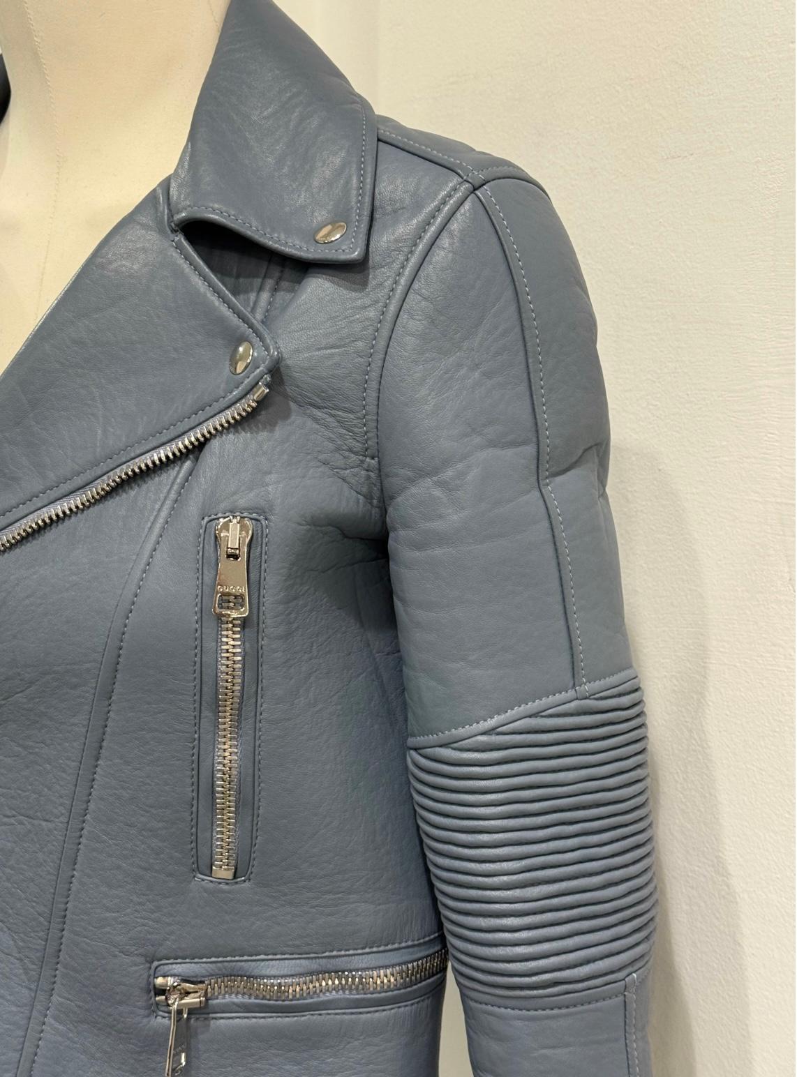 A/W2014 Gucci biker chaqueta de cuero en venta 3