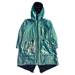 Issey Miyake Parka à queue de poisson irisée, A/H 2014 