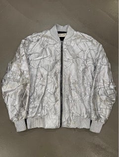 A/W2016 Saint Laurent by Hedi Slimane sample leather bomber jacket