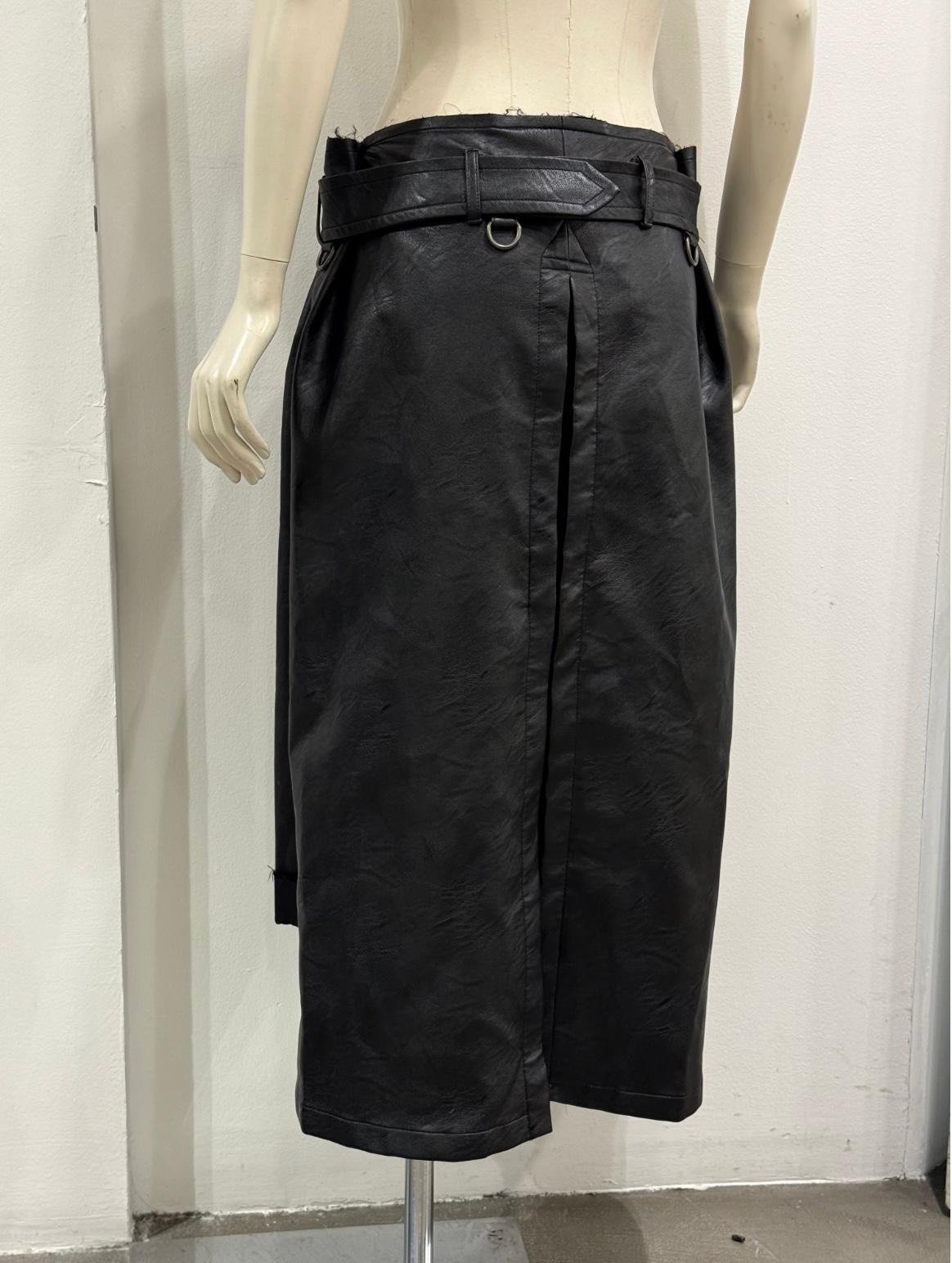 A/W2019 Maison Margiela falda deconstruida Regular Black en venta