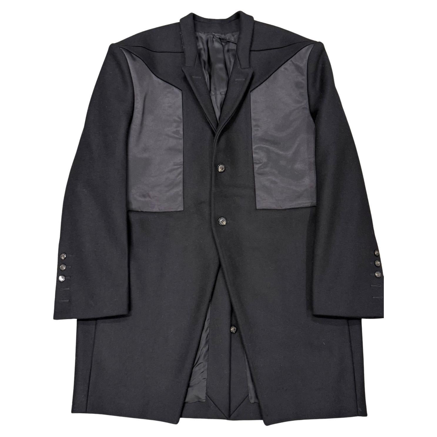 A/W2022 Rick Owens “Strobe” heavy wool jumbo ratlin coat - new with tags