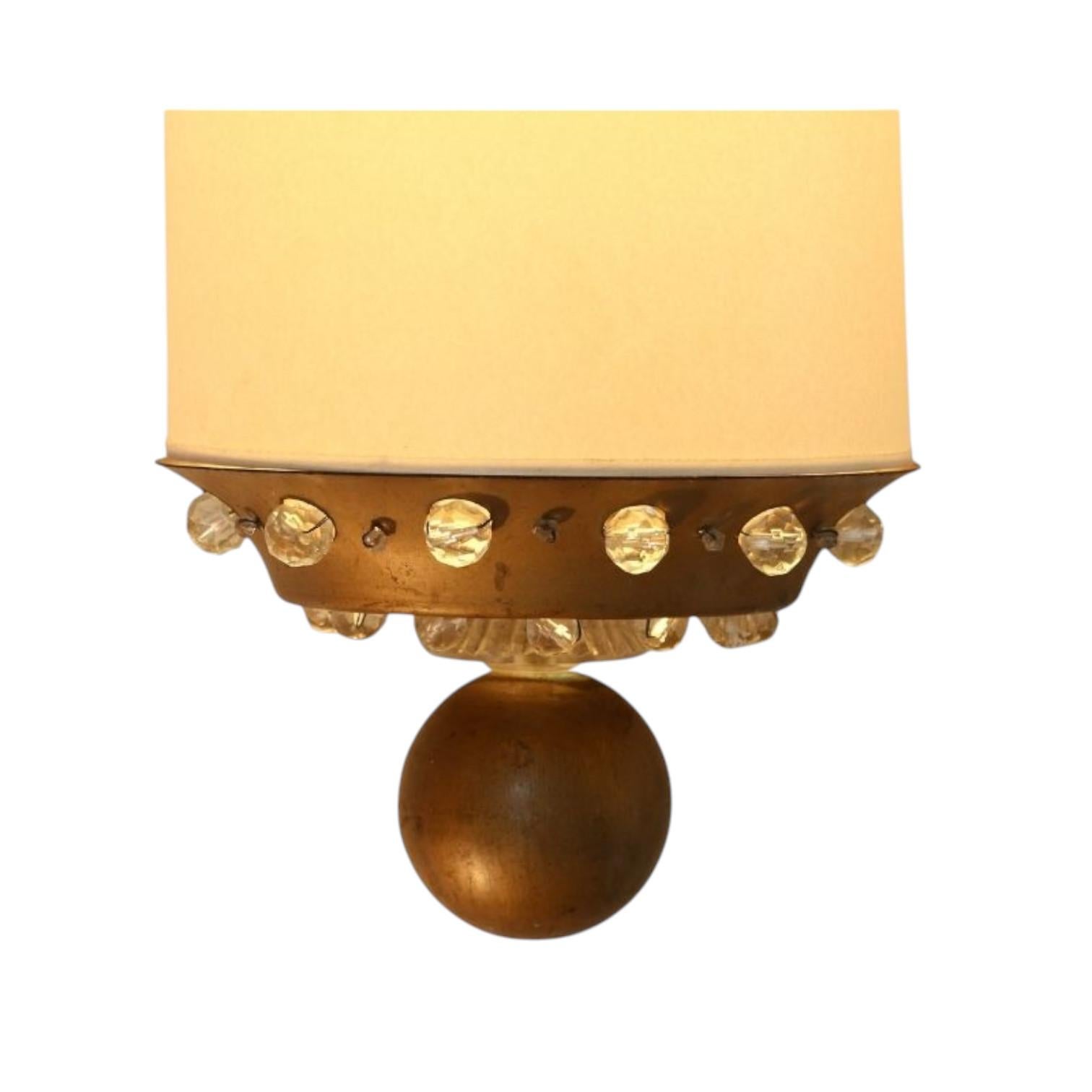 Mid-20th Century A wall lamp, France 40s. For Sale