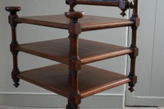 A Walnut 19th Century Valet Stand