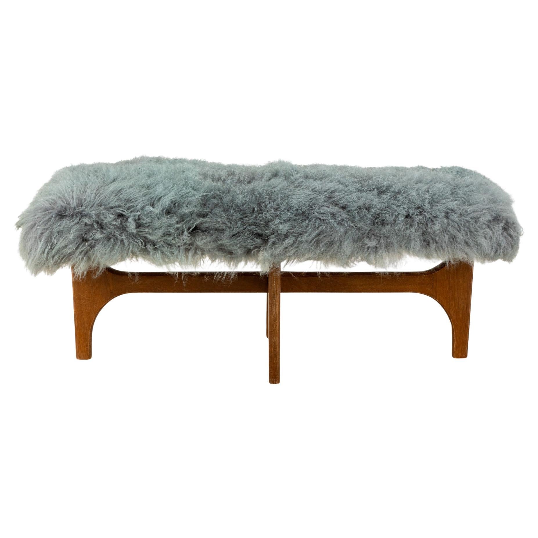 A Walnut Bench For Sale