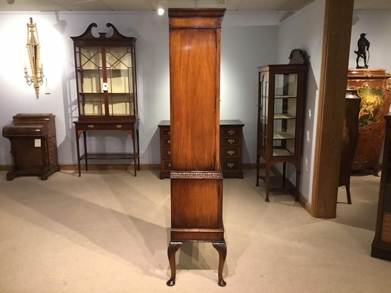 Walnut George I Style Bookcase by Maple & Co 7