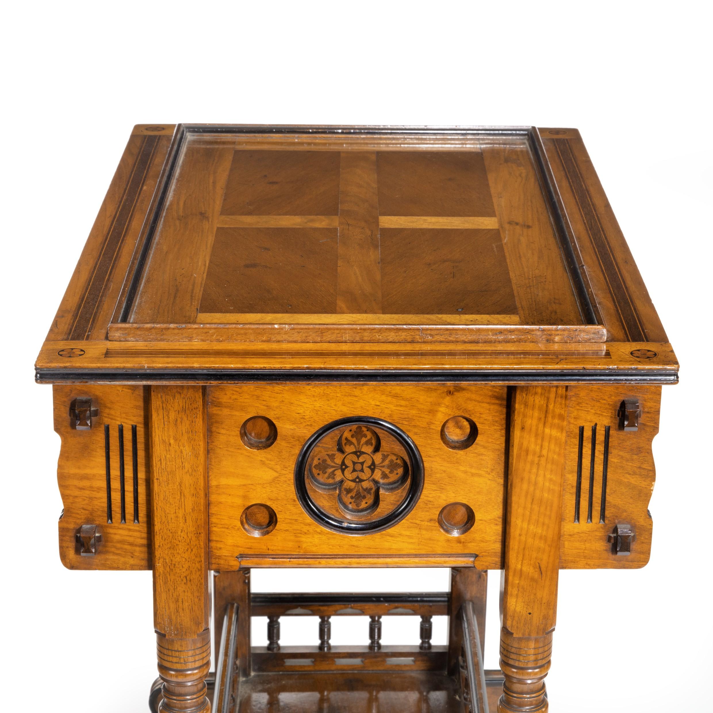 Walnut Side Table/Jardinière by Gillows Probably after Augustus Pugin 6