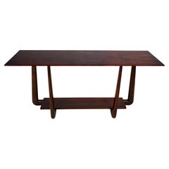 Walnut Wood Console