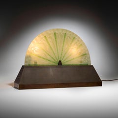 A. WALTER, lámpara de sobremesa francesa Art Déco