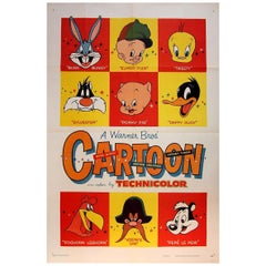 Warner Brothers Cartoon '1959r' Poster
