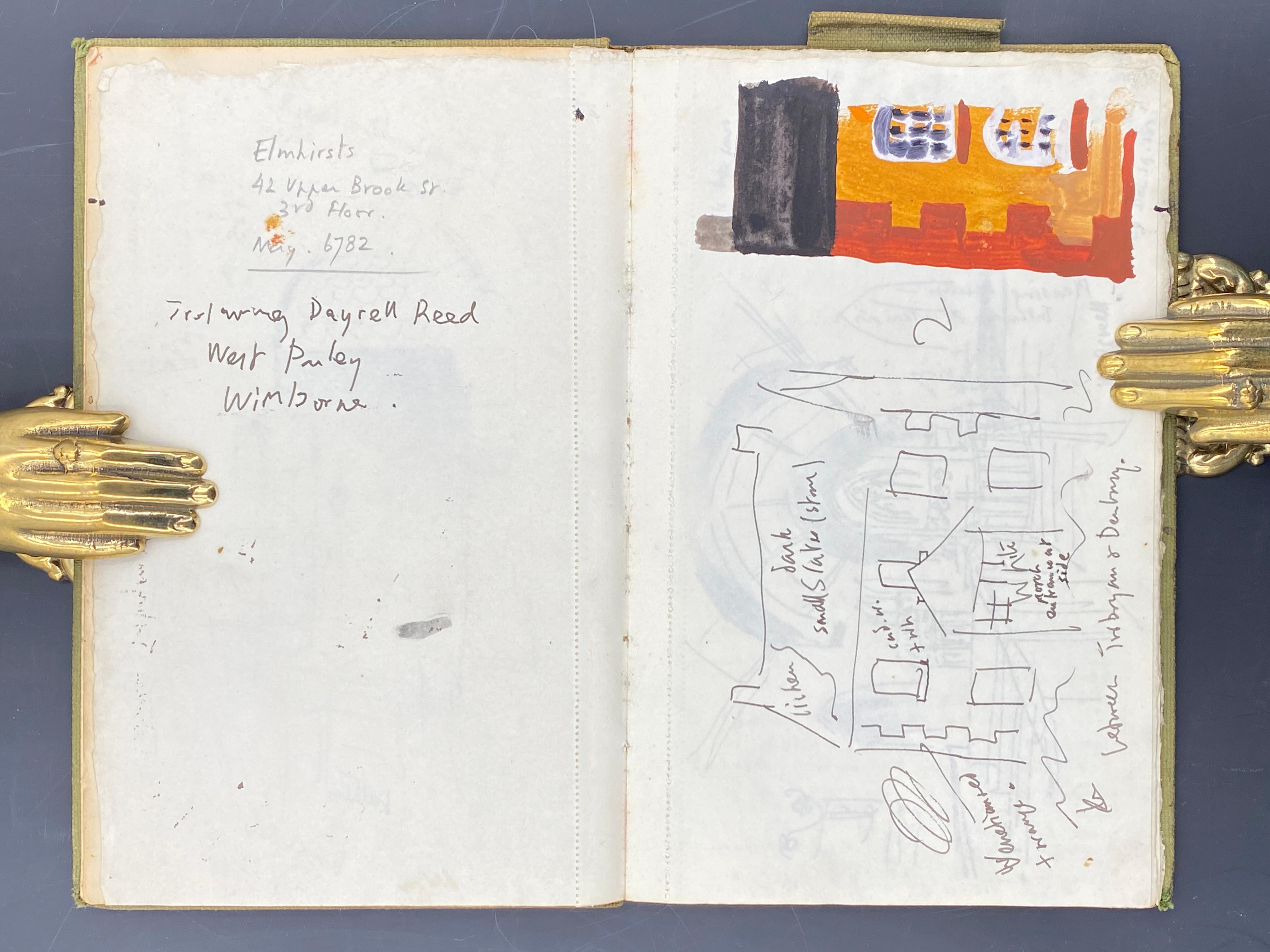 Un libro di schizzi del periodo bellico straordinariamente ricco in cui John Piper registrò il suo tour estivo del 1943 nel Devon e in Cornovaglia in compagnia di Geoffrey Grigson, schizzò i paesaggi gallesi e le ville e le chiese vittoriane delle