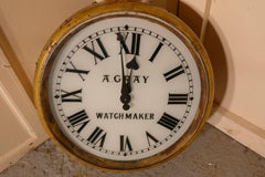 Watch Makers Shop Trades Sign, Giant Pocket Watch