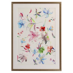 A Watercolor Floral Painting