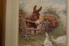 Watercolor by Edwin Bottomley, Consulting the Oracle